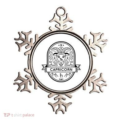 Capricorn Zodiac Symbol Design Ornament