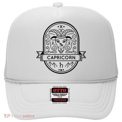 Capricorn Zodiac Symbol Design Hat