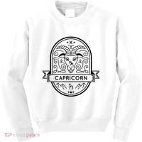 Capricorn Zodiac Symbol Design Kids Sweatshirt thumb 0