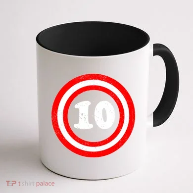 Captain 10th Birthday Coffee Mug back