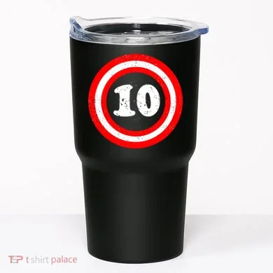 Captain 10th Birthday Tumbler