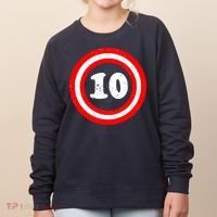 Captain 10th Birthday Women's Sweatshirt thumb 0