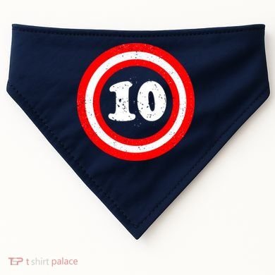 Captain 10th Birthday USA-Made Doggie Bandana