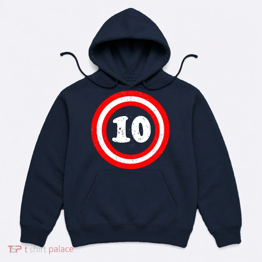 Captain 10th Birthday Hoodie
