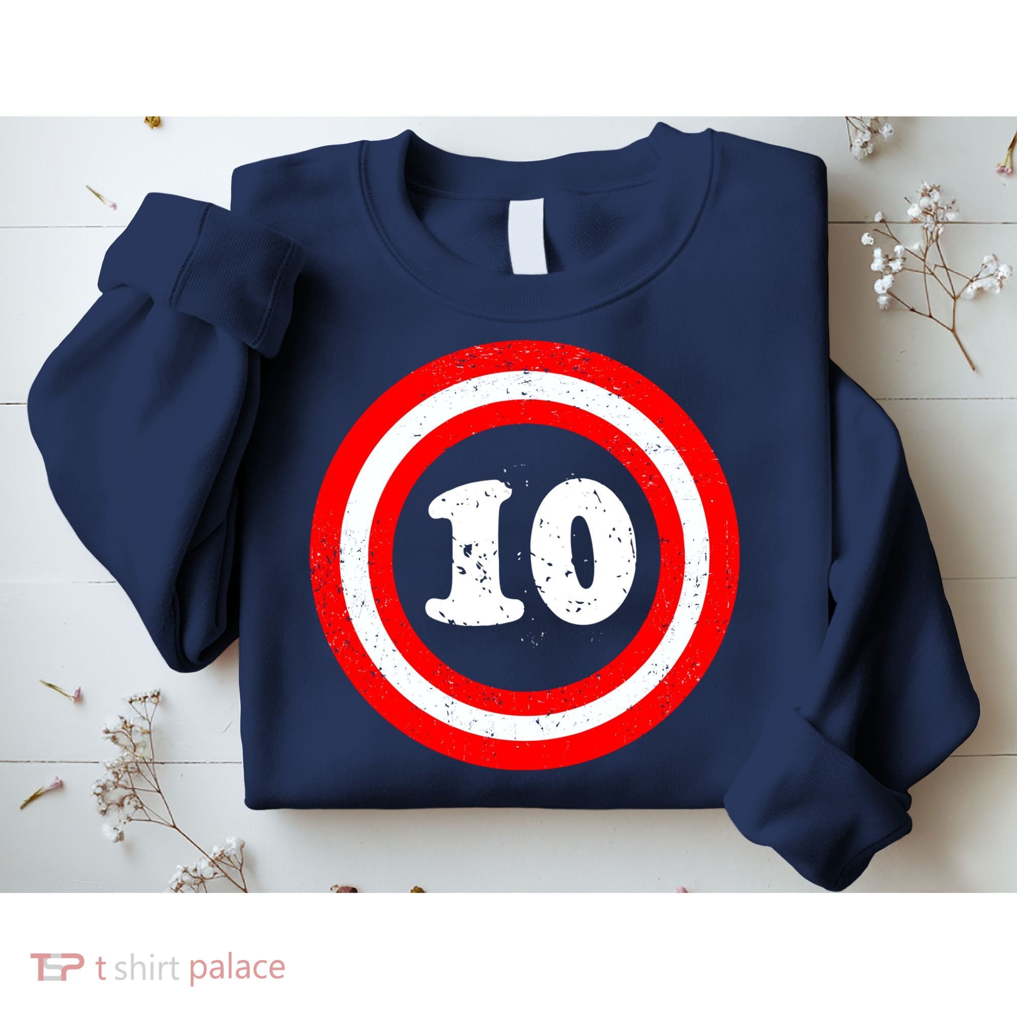 Captain 10th Birthday Sweatshirt