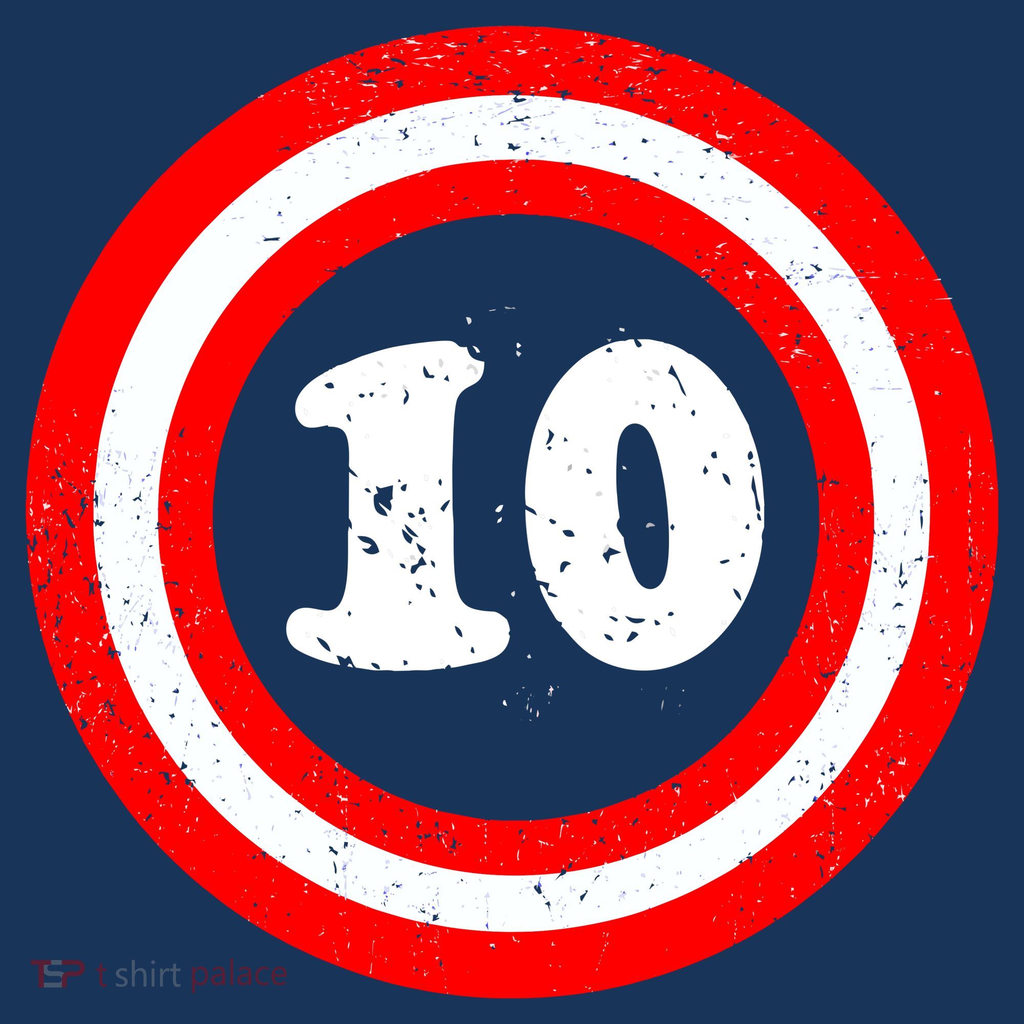 Captain 10th Birthday Button