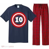Captain 10th Birthday Pajama Set thumb 0