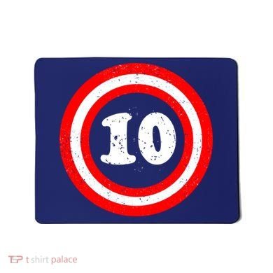 Captain 10th Birthday Mousepad