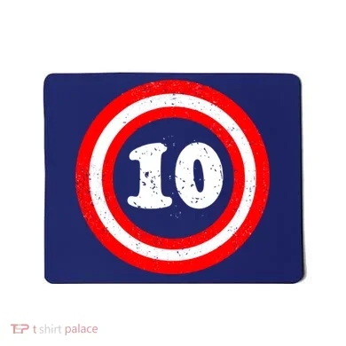 Captain 10th Birthday Mousepad