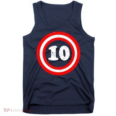 Captain 10th Birthday Tank Top