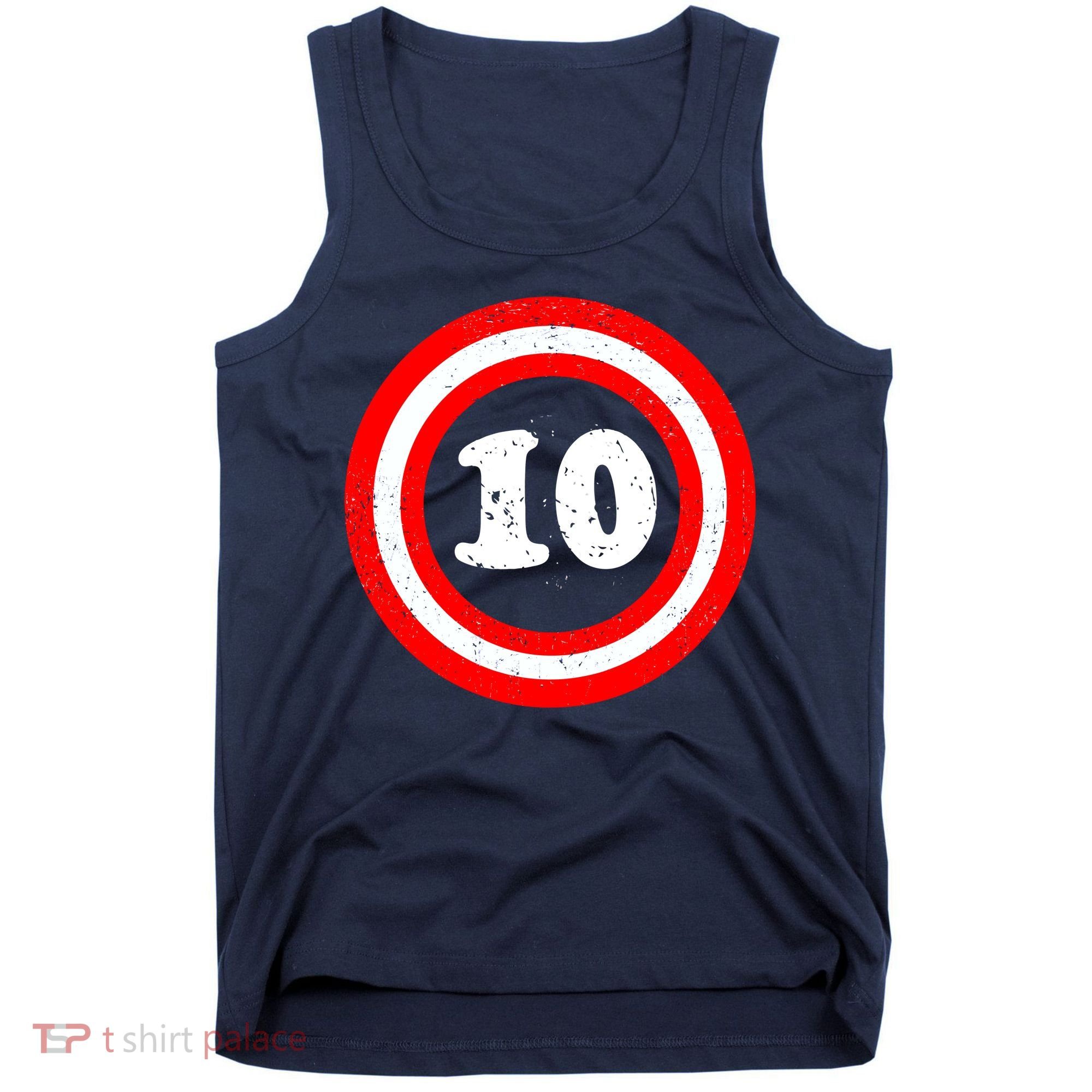 Captain 10th Birthday Tank Top