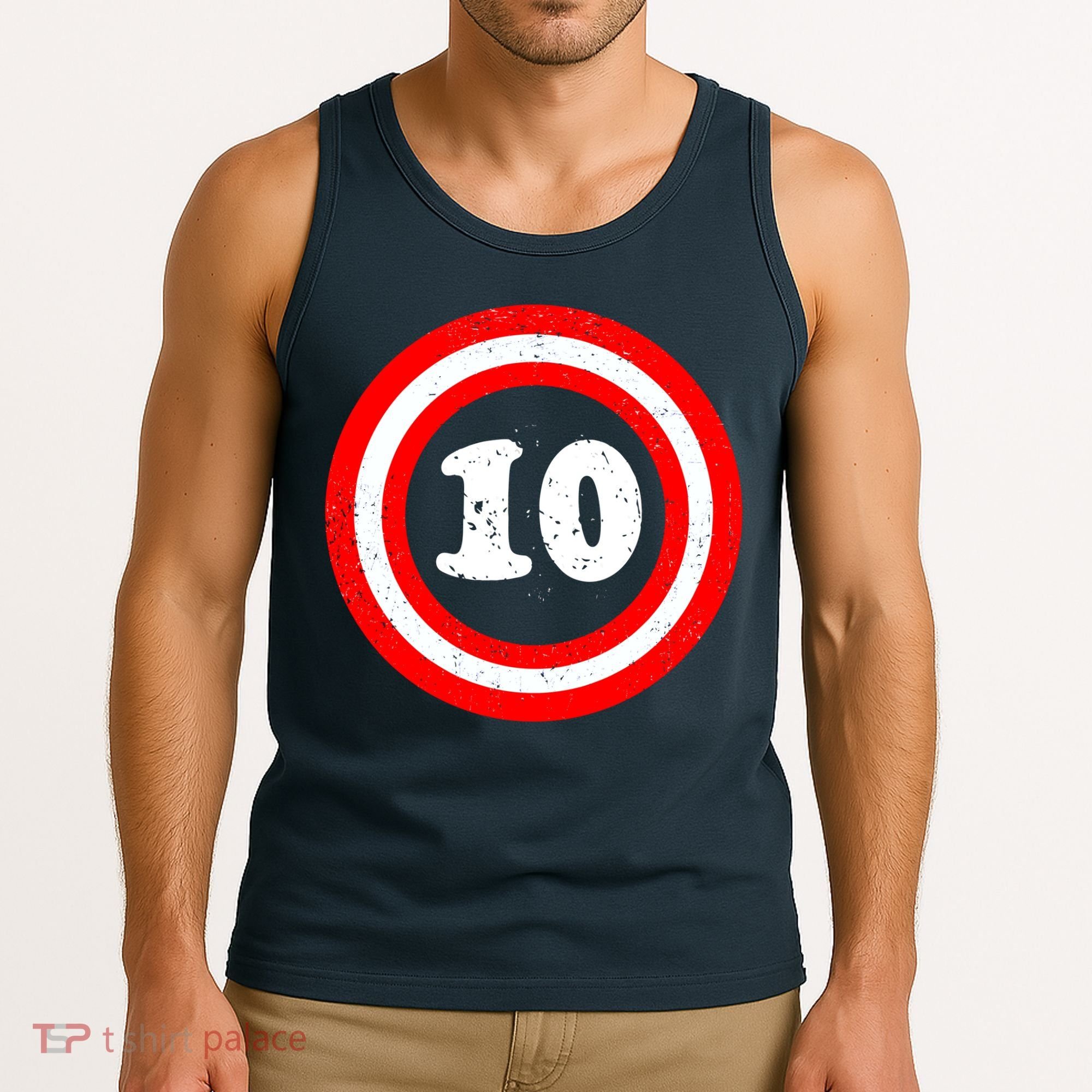 Captain 10th Birthday Tank Top