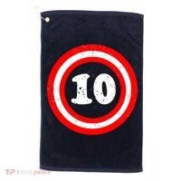 Captain 10th Birthday Golf Towel thumb 0