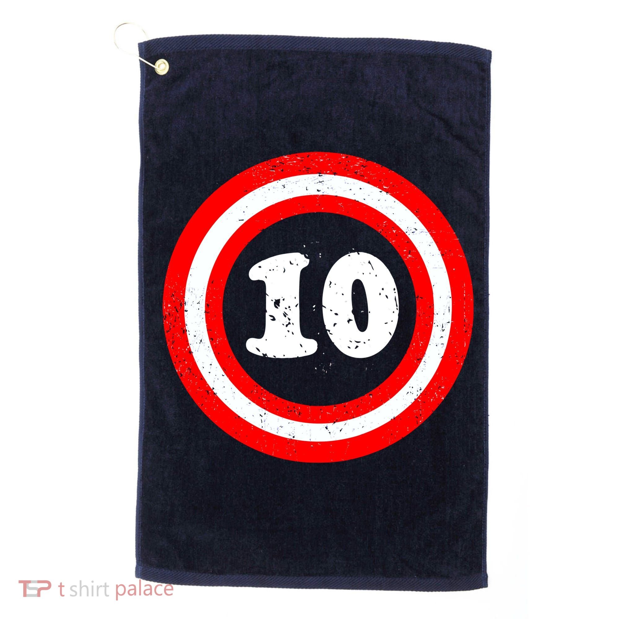 Captain 10th Birthday Golf Towel