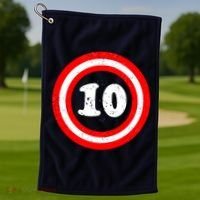 Captain 10th Birthday Golf Towel thumb 1