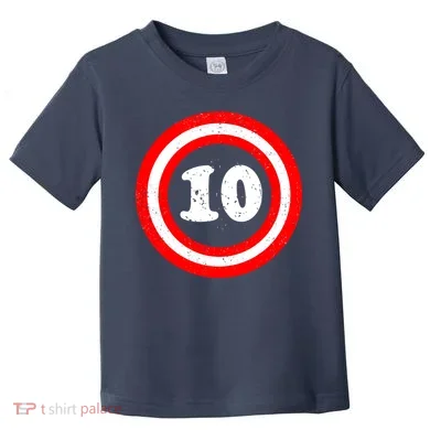 Captain 10th Birthday Toddler T-Shirt