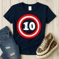 Captain 10th Birthday Women's T-Shirt thumb 3