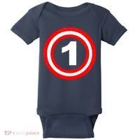 Captain 1st Birthday Baby Bodysuit thumb 0