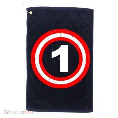 Captain 1st Birthday Golf Towel