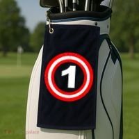 Captain 1st Birthday Golf Towel thumb 2