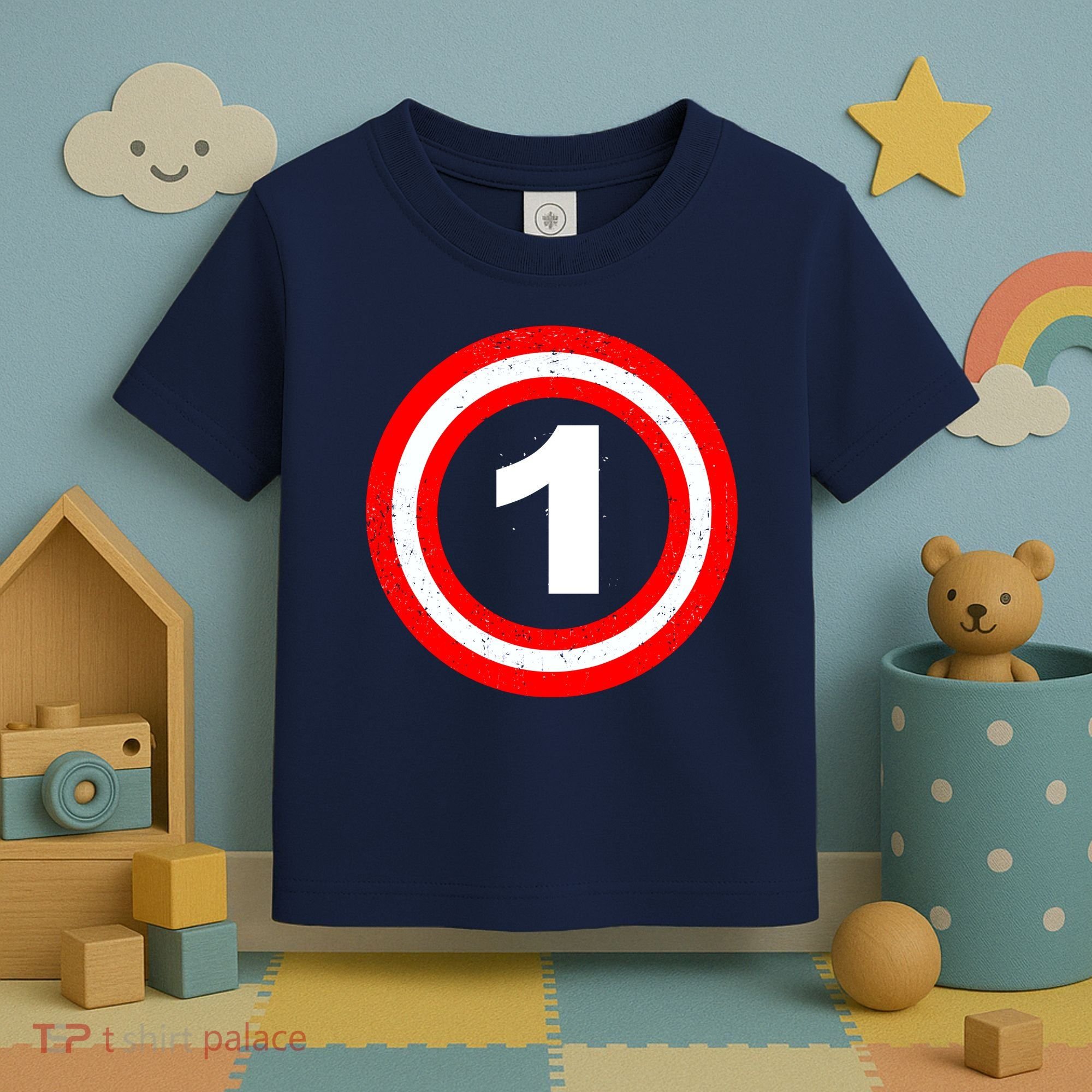 Captain 1st Birthday Toddler T-Shirt