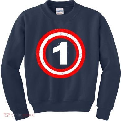Captain 1st Birthday Kids Sweatshirt