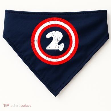 Captain 2nd Birthday USA-Made Doggie Bandana