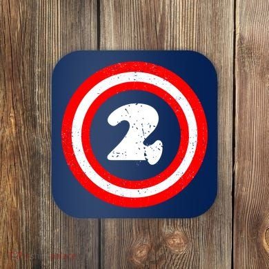 Captain 2nd Birthday Coaster