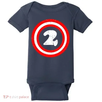 Captain 2nd Birthday Baby Bodysuit