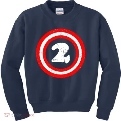 Captain 2nd Birthday Kids Sweatshirt
