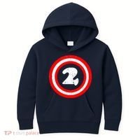 Captain 2nd Birthday Kids Hoodie thumb 0