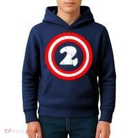 Captain 2nd Birthday Kids Hoodie thumb 4
