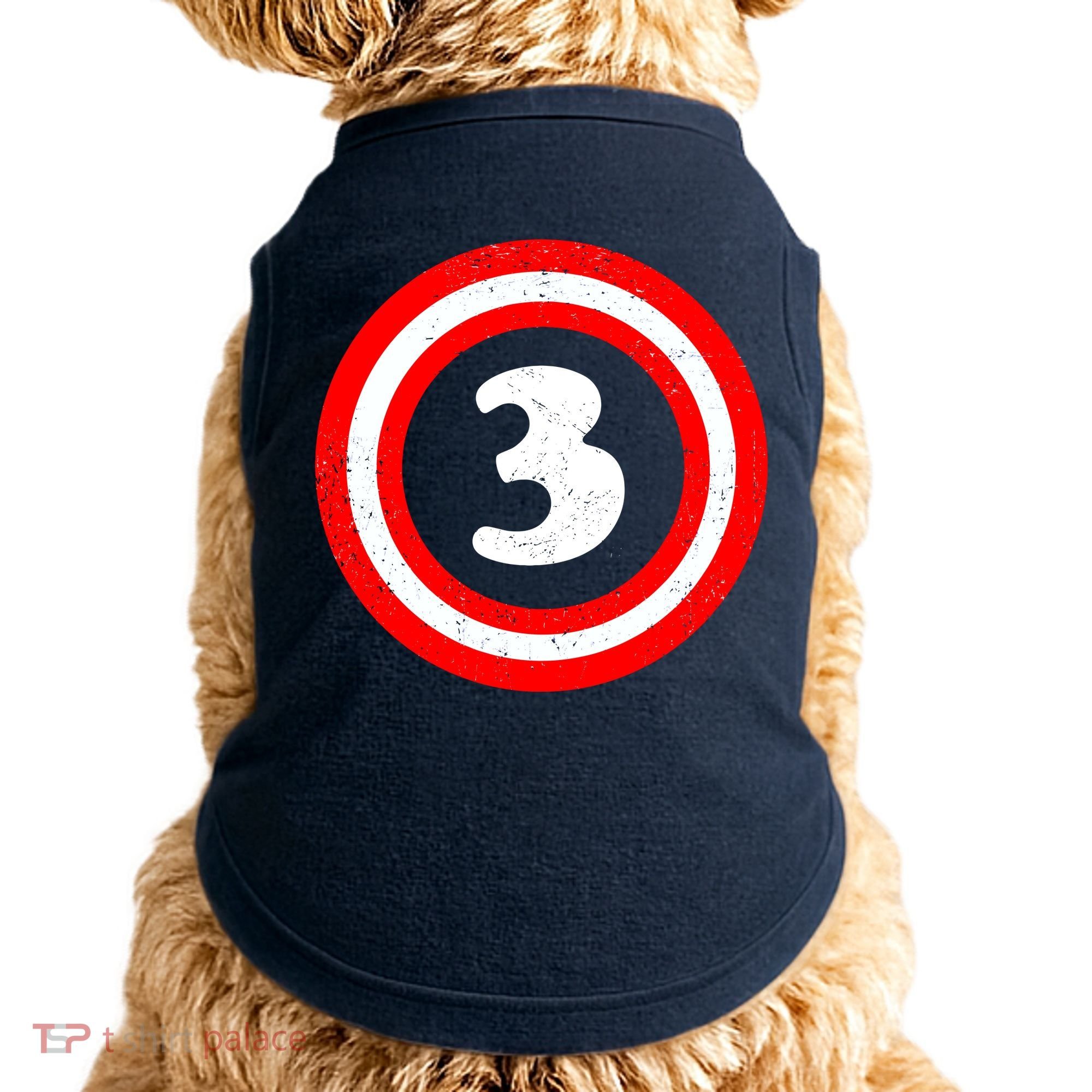 Captain 3rd Birthday Doggie Tank