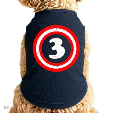 Captain 3rd Birthday Doggie Tank