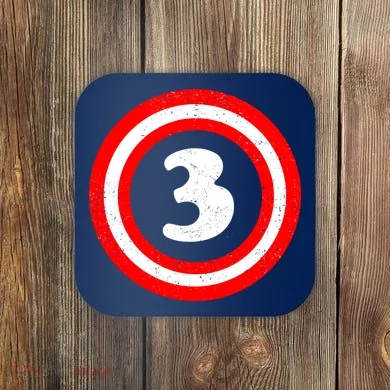 Captain 3rd Birthday Coaster