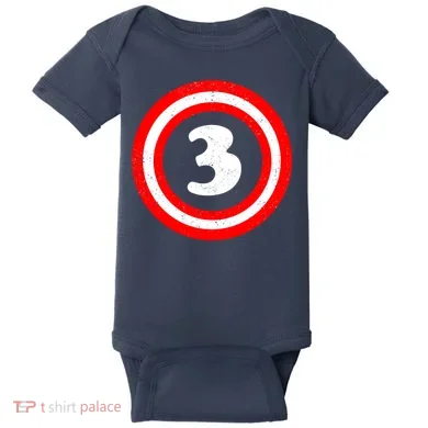 Captain 3rd Birthday Baby Bodysuit