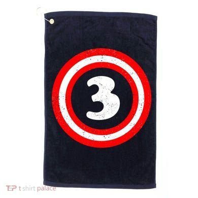 Captain 3rd Birthday Golf Towel