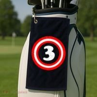 Captain 3rd Birthday Golf Towel thumb 2