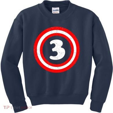 Captain 3rd Birthday Kids Sweatshirt