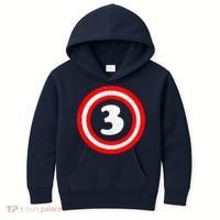 Captain 3rd Birthday Kids Hoodie thumb 0