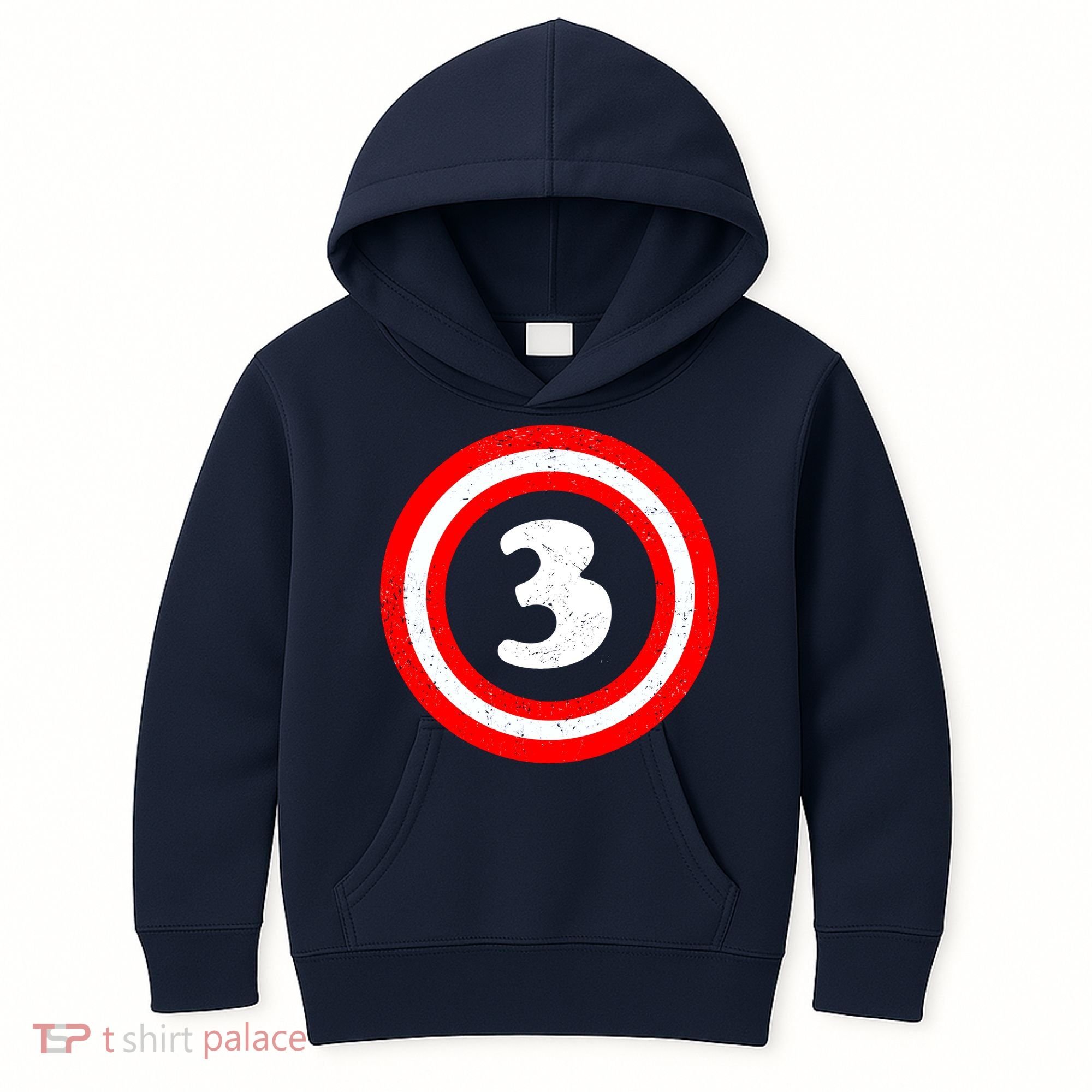 Captain 3rd Birthday Kids Hoodie