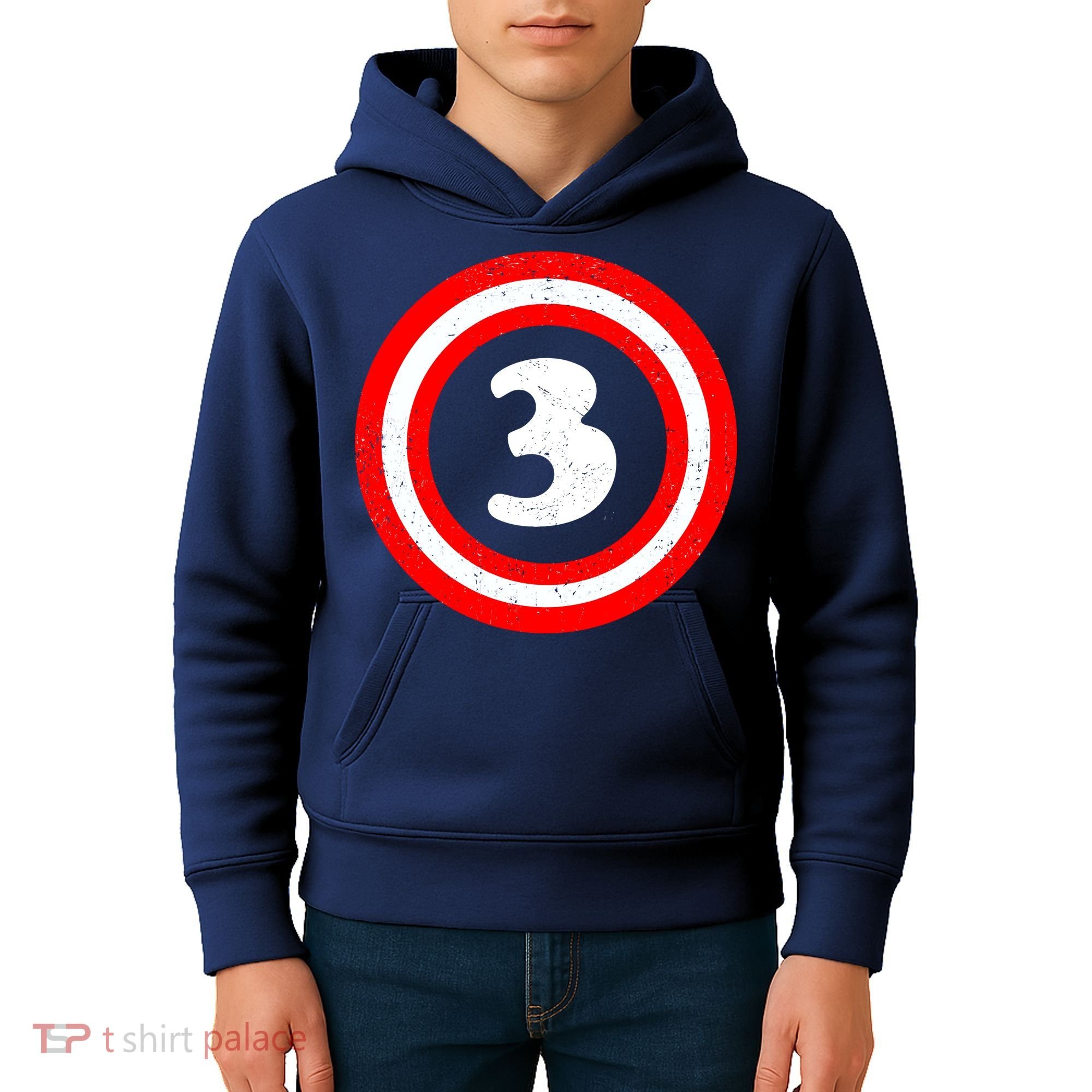 Captain 3rd Birthday Kids Hoodie
