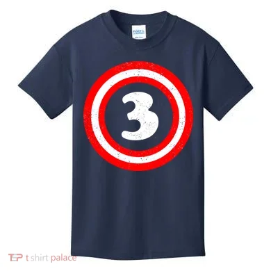 Captain 3rd Birthday Kids T-Shirt
