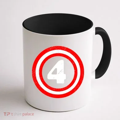 Captain 4th Birthday Coffee Mug back