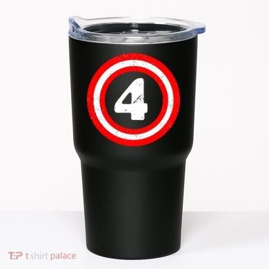 Captain 4th Birthday Tumbler