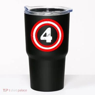 Captain 4th Birthday Tumbler