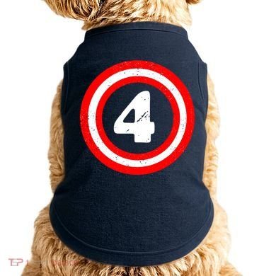 Captain 4th Birthday Doggie Tank