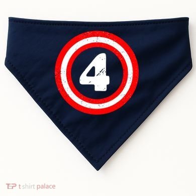 Captain 4th Birthday USA-Made Doggie Bandana