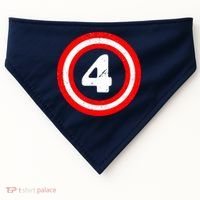 Captain 4th Birthday USA-Made Doggie Bandana thumb 0