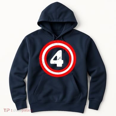 Captain 4th Birthday Hoodie